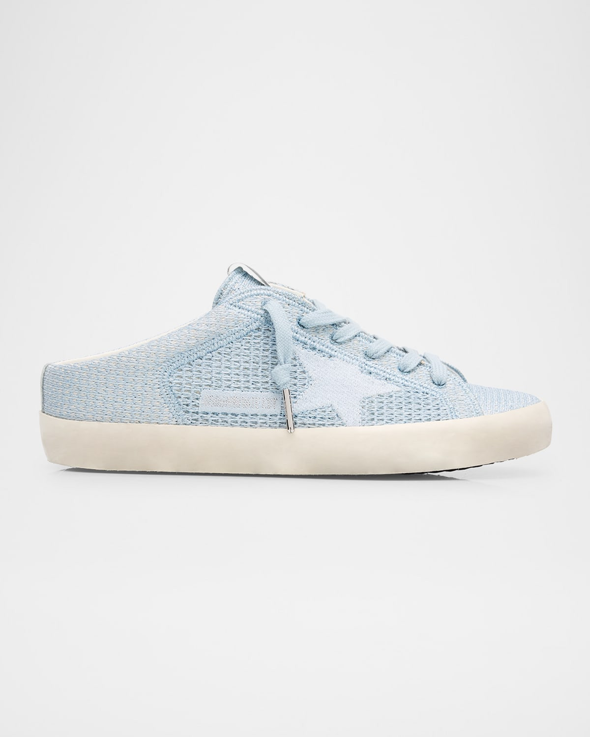 Sabot Embroidered Cotton Slide Sneakers | Neiman Marcus