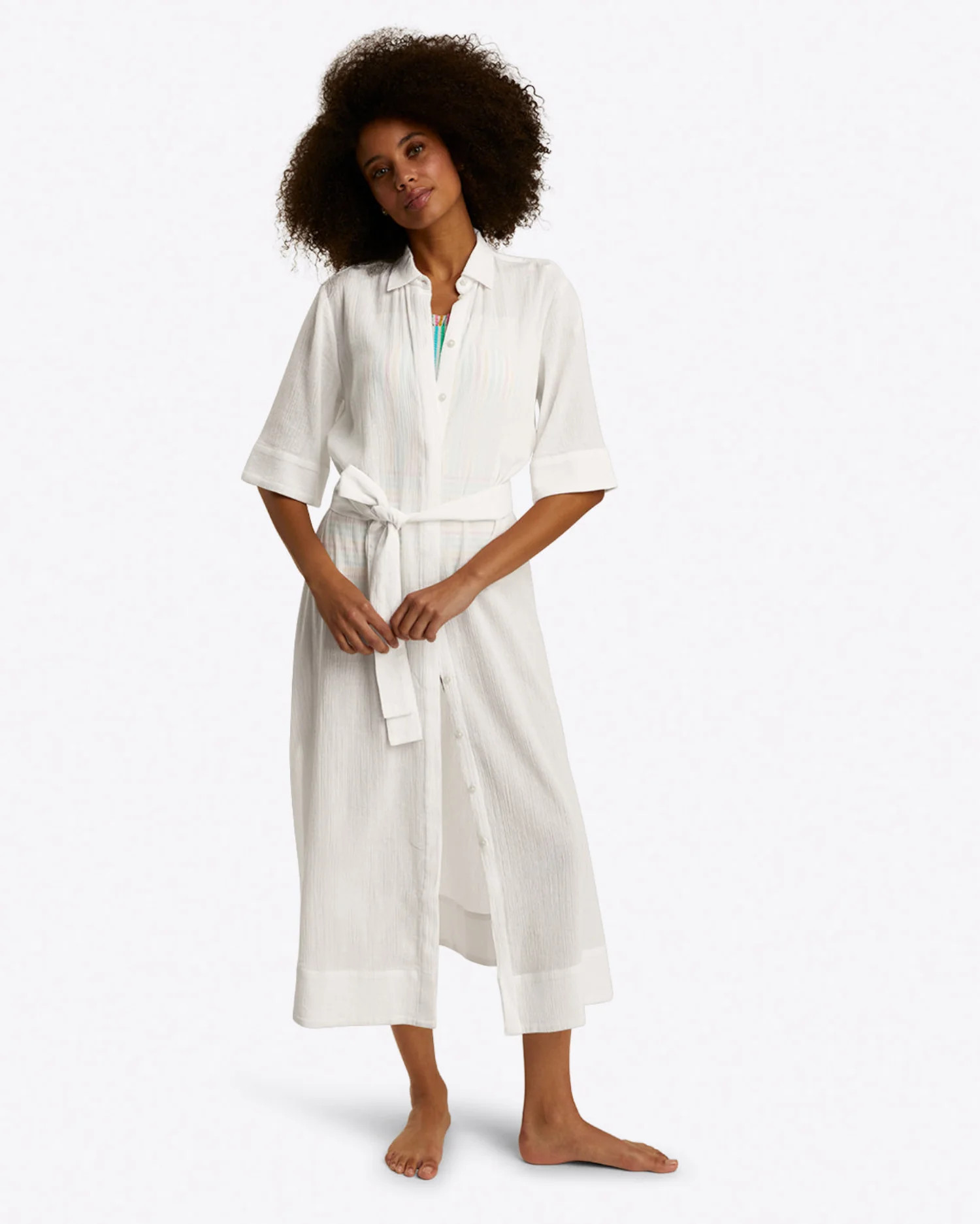 Crinkle Cotton Coverup | Draper James (US)