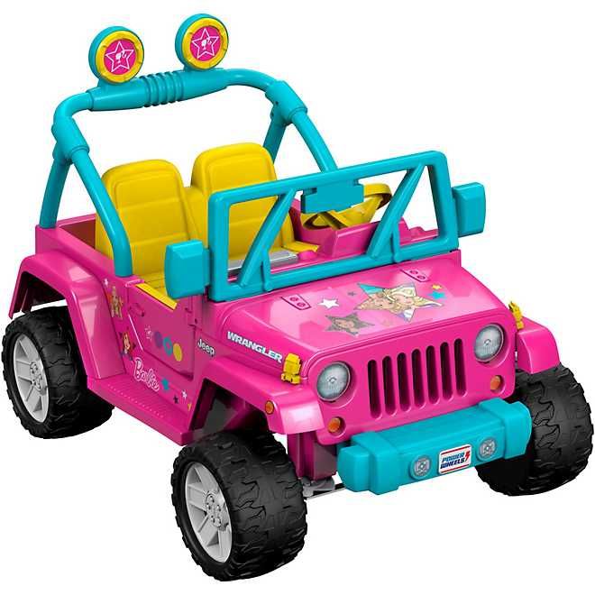 Power Wheels Barbie Jeep Wrangler Ride-On Toy | Academy | Academy Sports + Outdoors