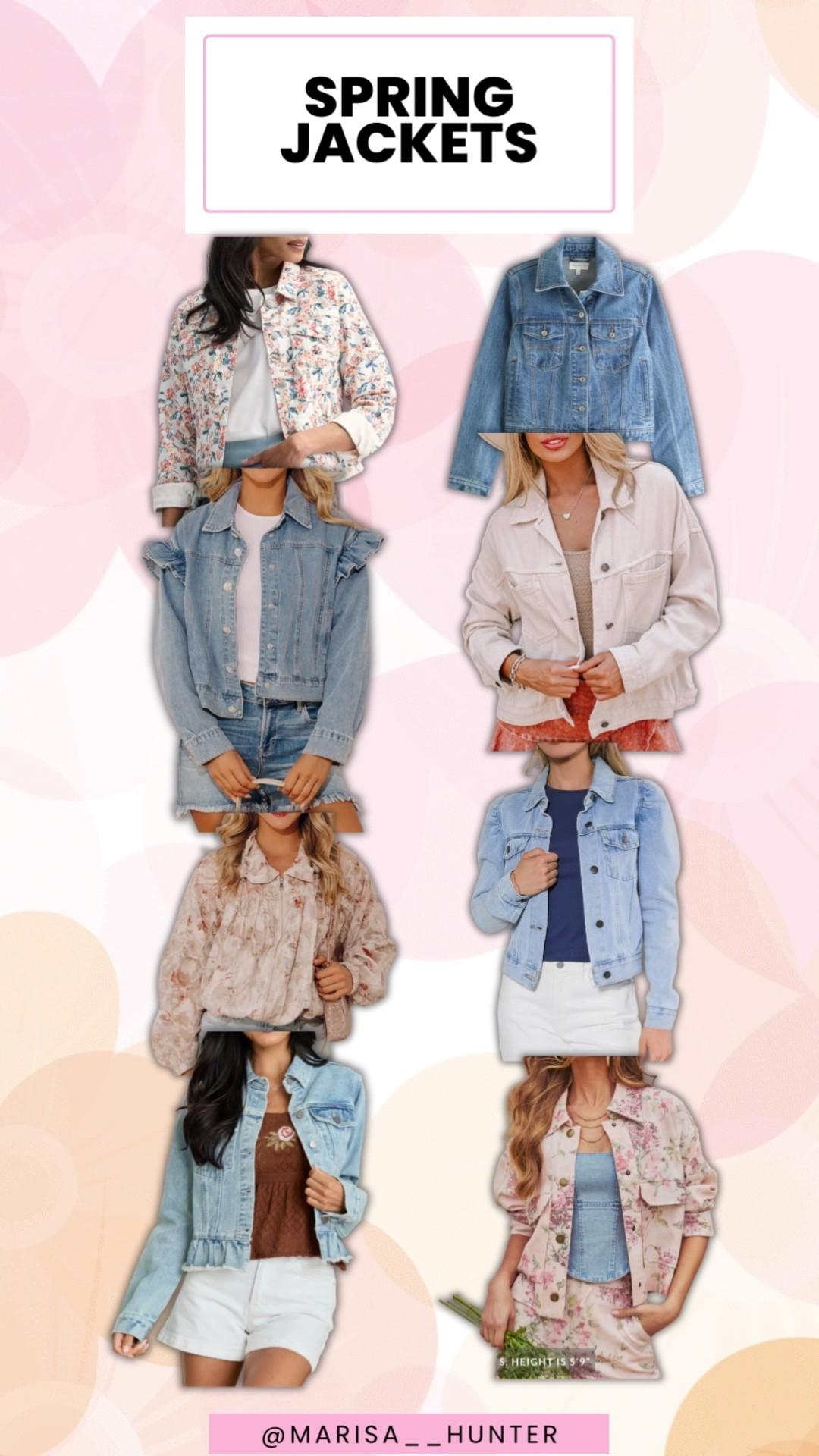 Spring jackets 🌸

Denim jacket floral jacket windbreaker ruffle sleeve balloon sleeve jean jacket what moms wear mom ootd light jacket spring 

#LTKootd #LTKmomlife #LTKSeasonal