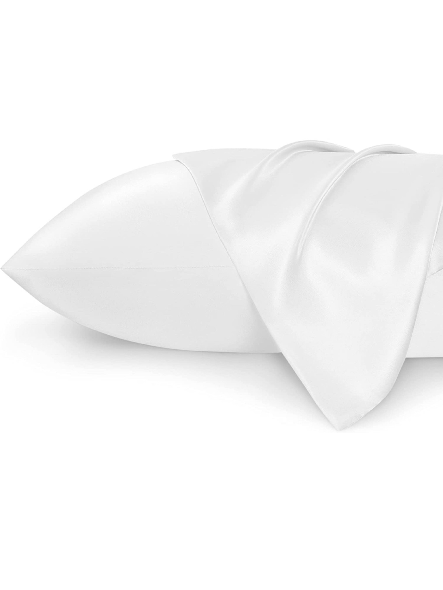 Bedsure Satin Pillowcase for Hair and Skin Queen - Pure White Silk Pillowcase 2 Pack 20x30 Inches - Satin Pillow Cases Set of 2 with Envelope Closure, Gifts for Women Men

#LTKSeasonal #LTKFind #LTKxNSale