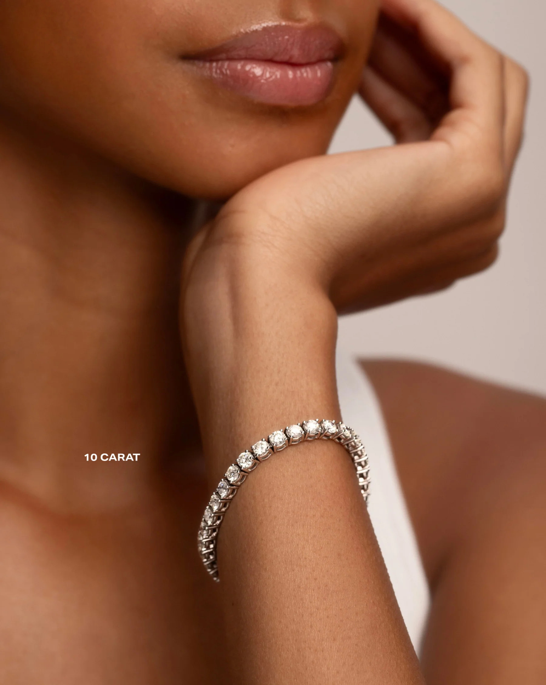 Classic Diamond Tennis Bracelet - 14k White Gold / 10 Carat / XS/S (6.5"") | Ring Concierge