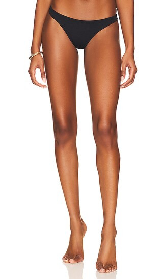 Basic Bikini Bottom in Black | Revolve Clothing (Global)