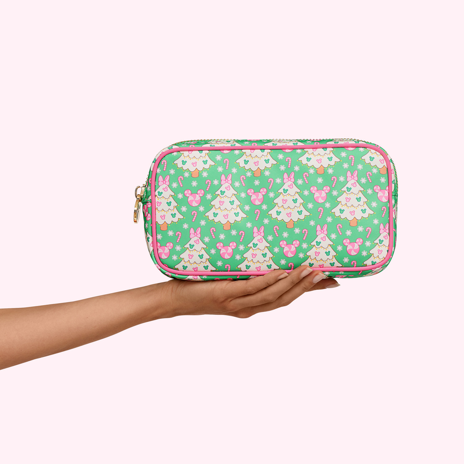 Holiday Mickey Small Pouch - Customizable Organization Bag | Stoney Clover Lane | Stoney Clover Lane