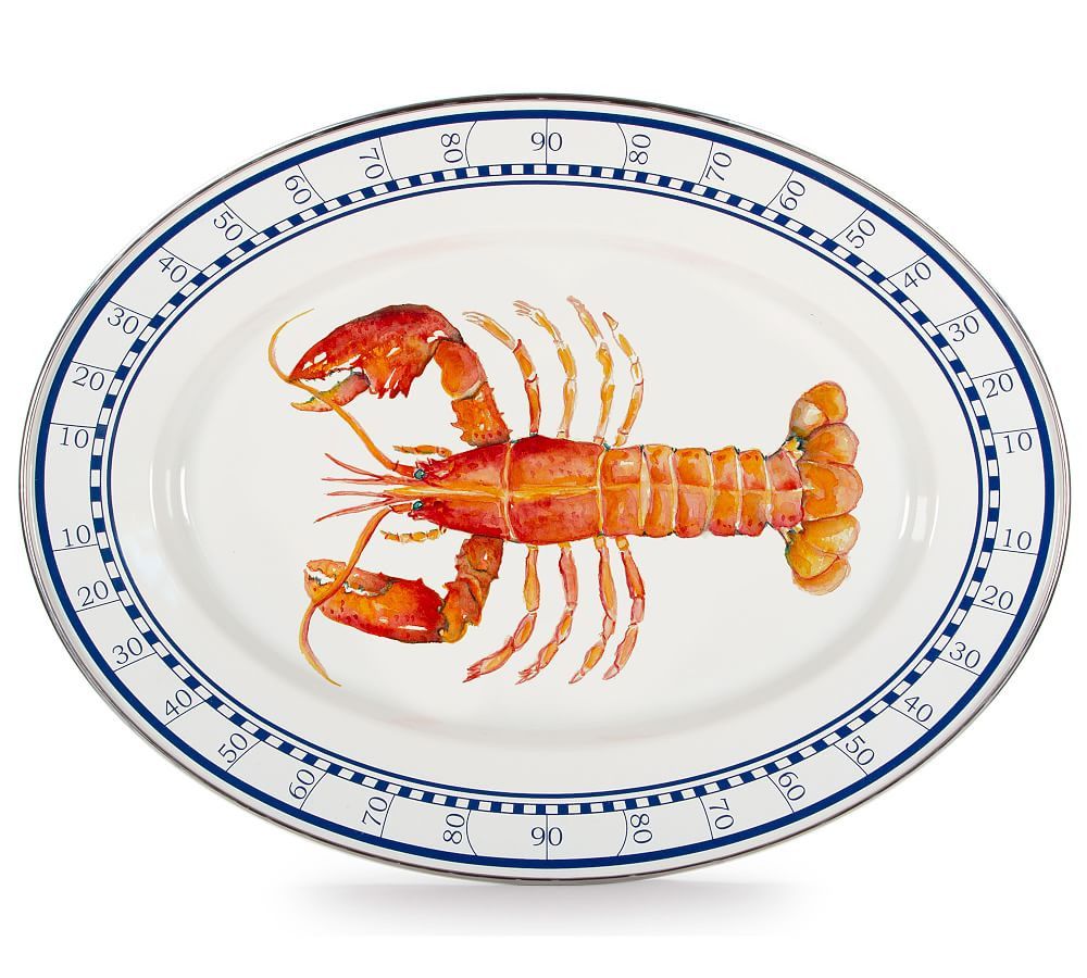 Golden Rabbit Lobster Enamel Collection | Pottery Barn (US)