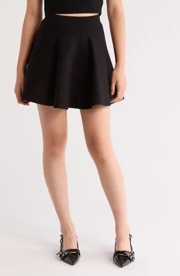 NSR Sweater Skater Skirt in Black at Nordstrom Rack, Size Small | Nordstrom Rack
