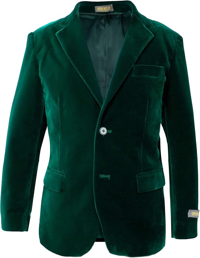 Spring Notion Big Boys' Velvet Blazer | Amazon (US)