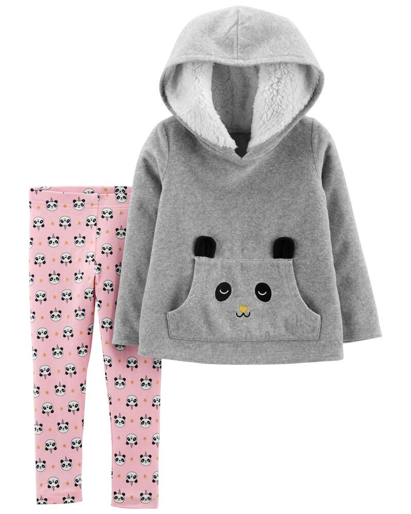 2-Piece Fuzzy Hoodie & Legging Set | Carter's