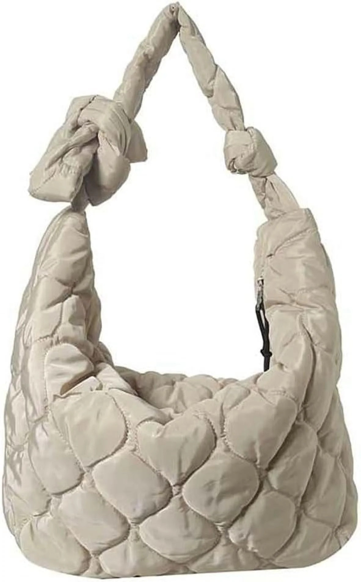 CoCoMangos Puffer Tote Bag Women Bow Knot Shoulder Bag Quilted Cotton Padded Lightweight Crossbod... | Walmart (US)