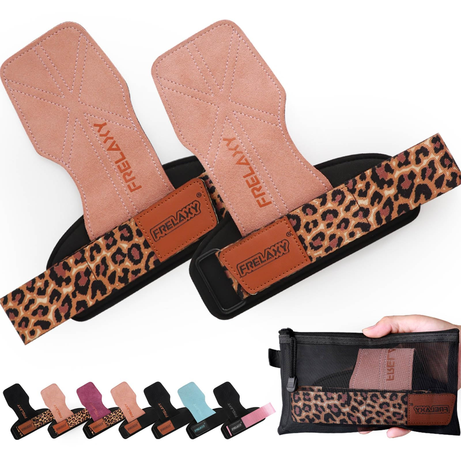 Frelaxy Lifting Wrist Straps Women and Men, Weight Lifting Grips with Cushion Wrist Loop, Double ... | Amazon (US)