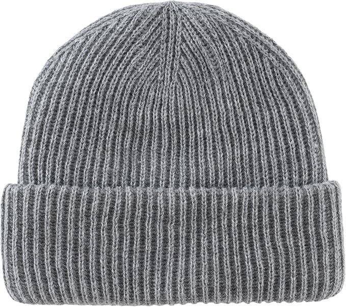 Home Prefer Mens Winter Hat Rib Knit Beanie Hat for Men Women Warm Cuff Beanie for Running Cyclin... | Amazon (US)