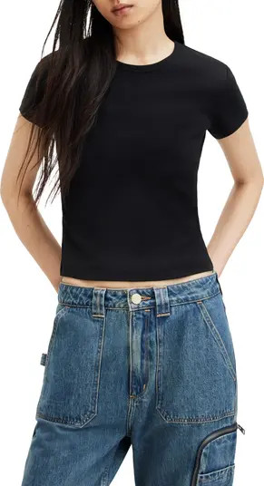 AllSaints Stevie Cotton Crop T-Shirt | Nordstrom | Nordstrom