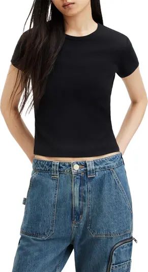 AllSaints Stevie Cotton Crop T-Shirt | Nordstrom | Nordstrom