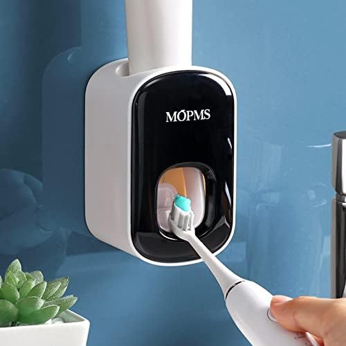 MOPMS Toothpaste Dispenser Wall Mounted for Bathroom Automatic Toothpaste Squeezer for Kids, Black,  | Amazon (US)