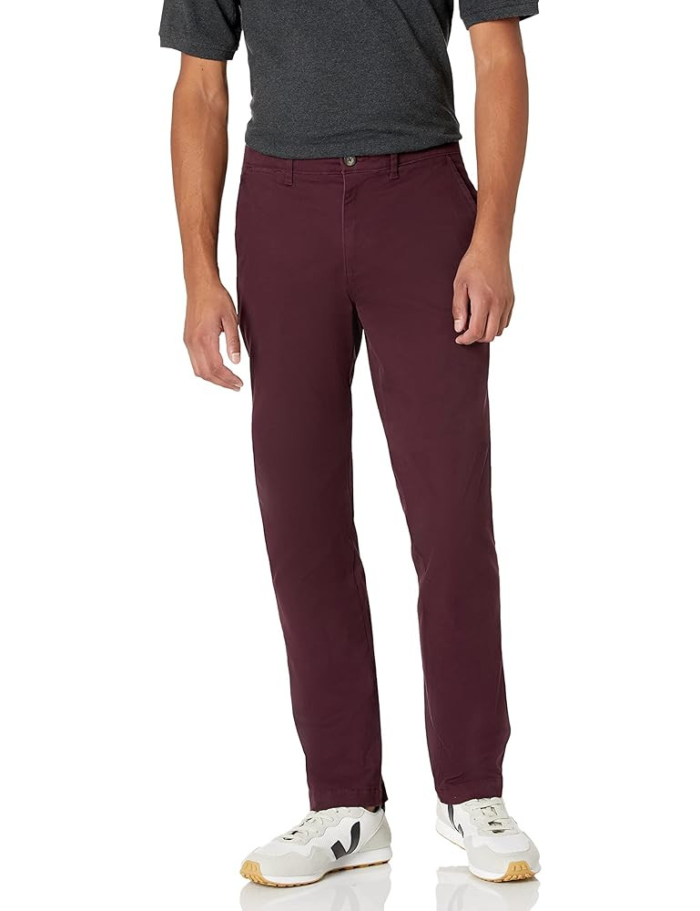 Amazon Essentials Men's Athletic-Fit Casual Stretch Chino Pant (Available in Big & Tall) | Amazon (US)