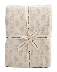 Made In Portugal Floral Textured Mallow End Of Bed Blanket | Bed & Bath | Marshalls | Marshalls