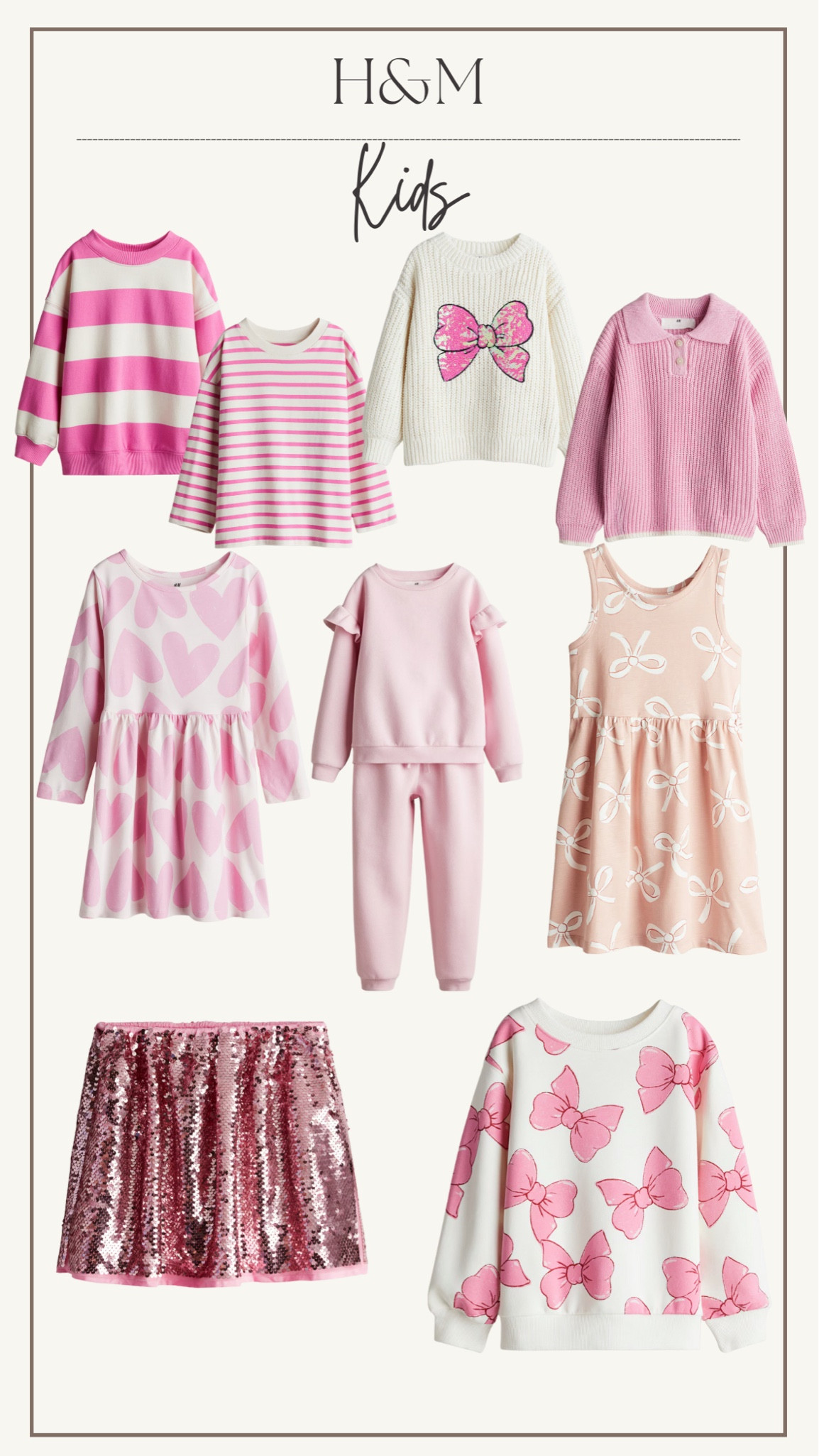 Anyone else’s little one obsessed with all things glitter/sparkles and pink?? Well H&M has so many cute options for your girl. 

#pinkoutfit #toddler #sparkles #pink #sparkles 

#LTKFindsUnder50 #LTKFamily #LTKKids