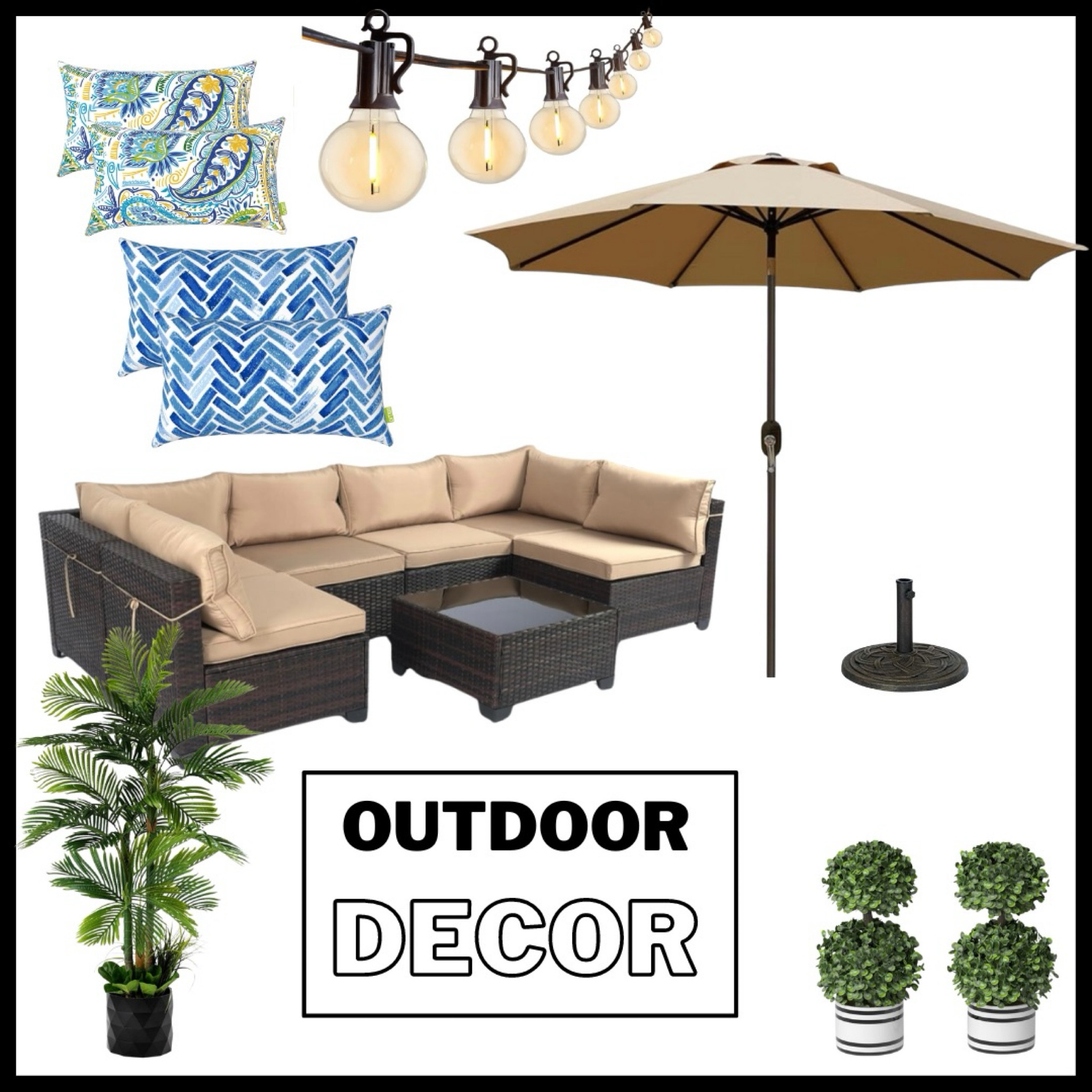 Summer Outdoor Decor Finds

#LTKhome #LTKSeasonal