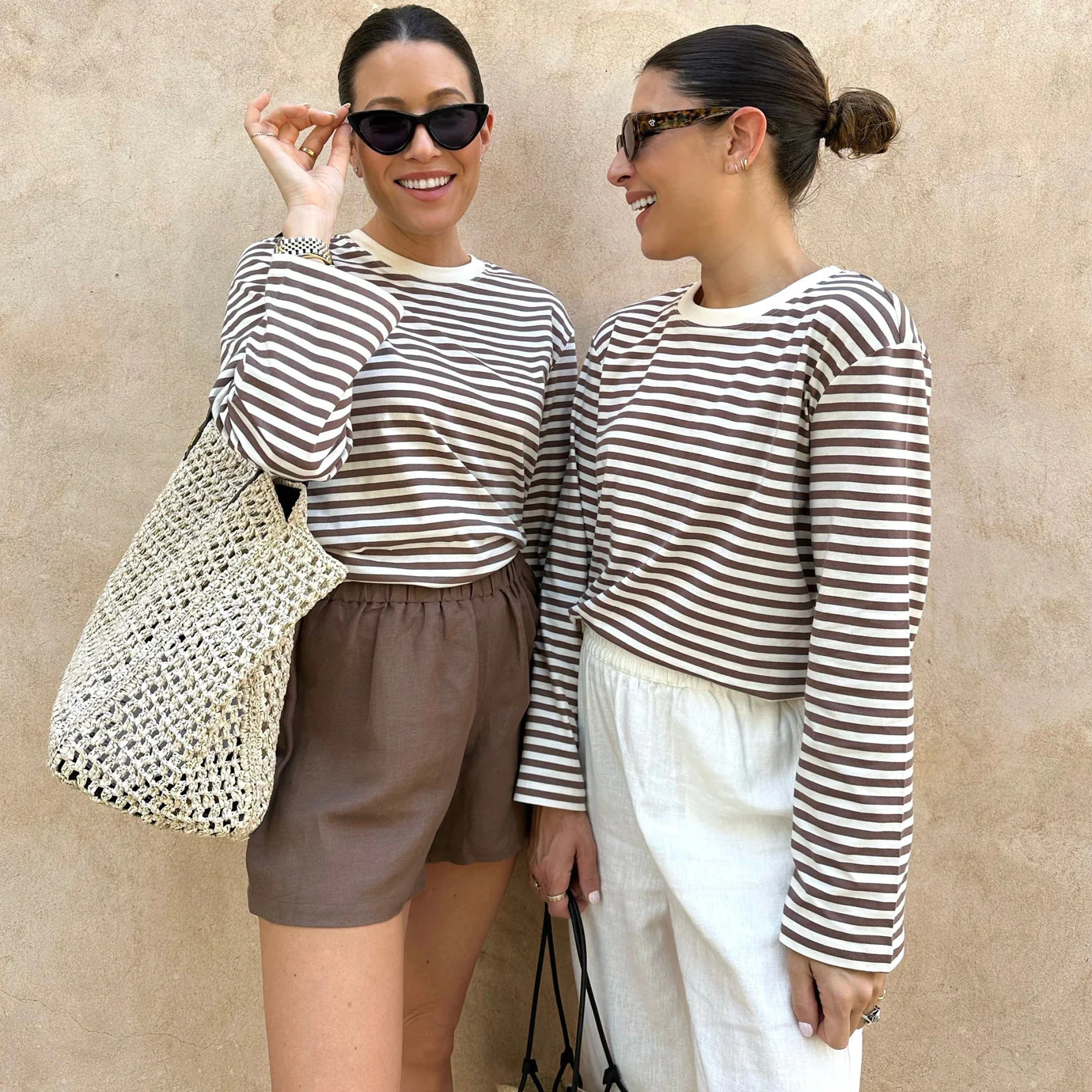 THE ULTIMATE STRIPE TOP - MOCHA | WAT The Brand