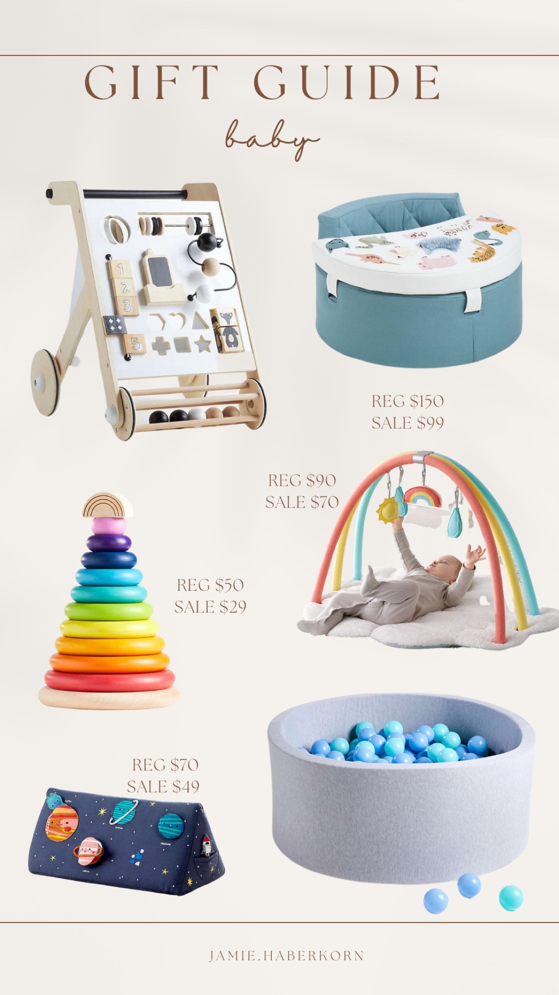Gift guide - baby developmental toys on sale -


#crateandkids #crateandbarrel #toys #babytoys #developmentaltoys #holidays #giftguide 

#LTKSeasonal #LTKHoliday #LTKbaby
