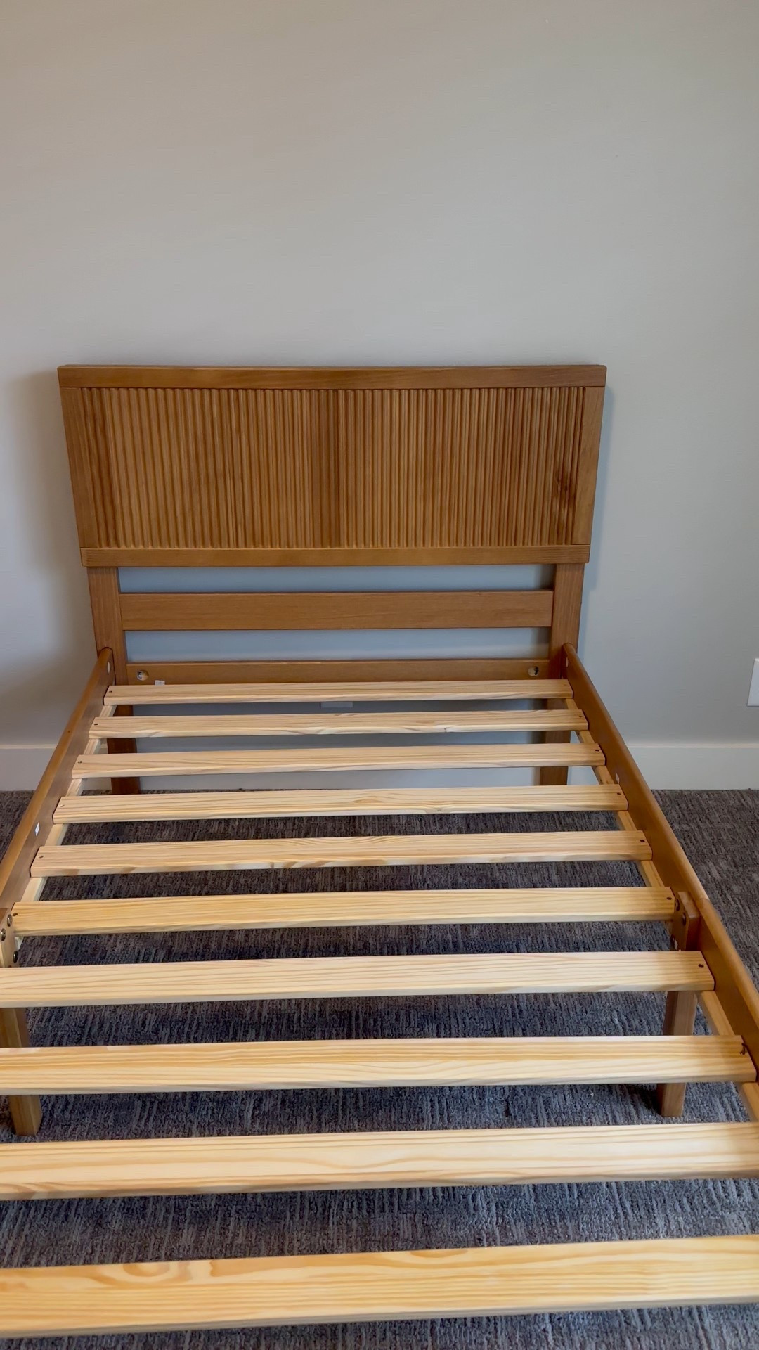 Another great bed for kids and teens! Twin oak bed with reeded headboard. This was a bit harder to put together but it is beautiful.

Teen room, kids room, kids beds, twin beds, kids room, bedroom ideas 

#LTKKids #LTKSaleAlert #LTKHome