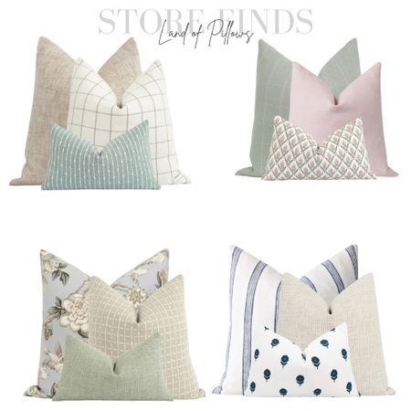 New pillow combinations from land of pillows

#LTKsalealert #LTKhome #LTKstyletip