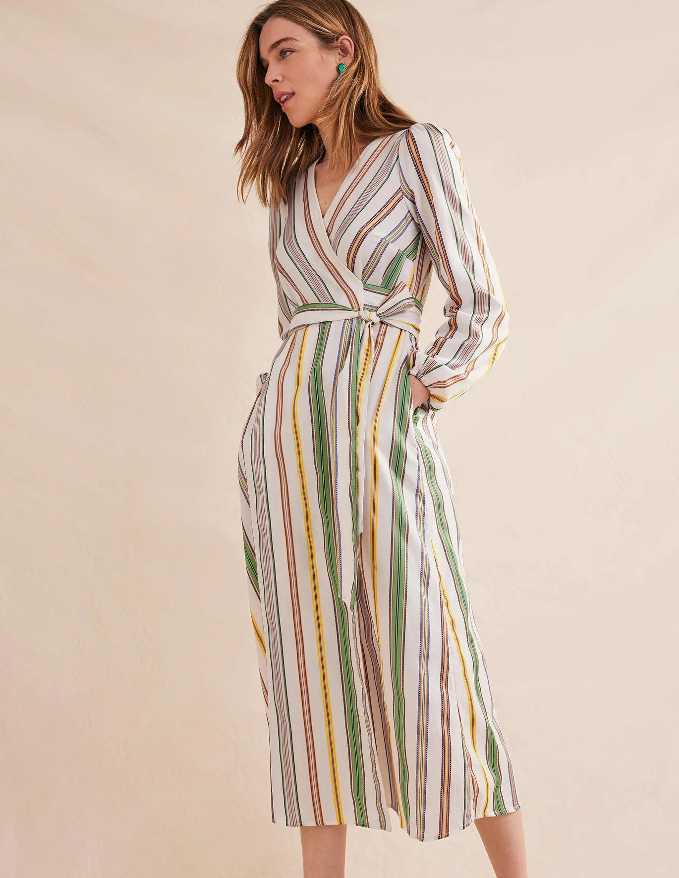 Stripe Maxi Wrap Dress | Boden (US)