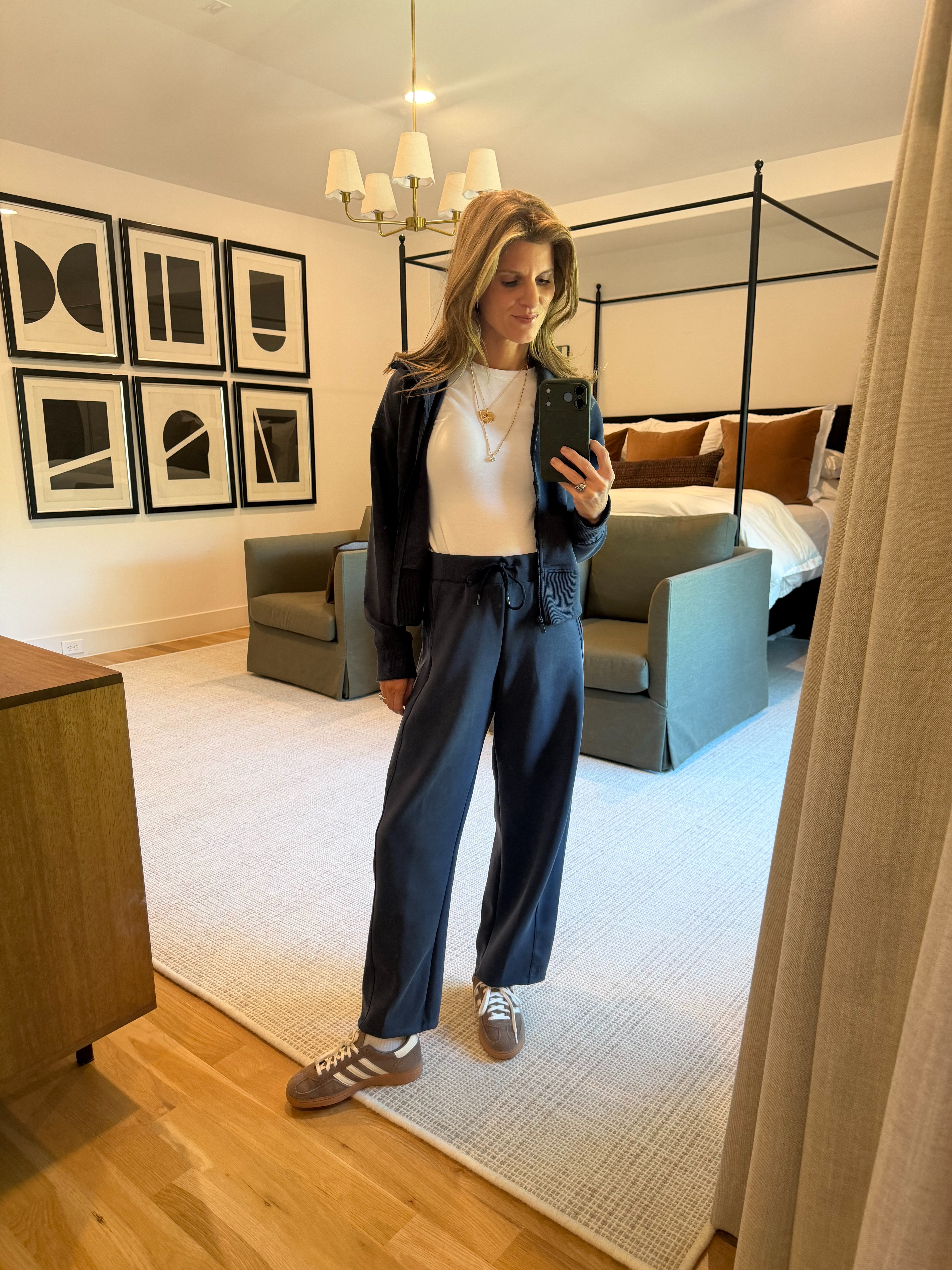 Navy Target Lounge Set (wearing XS)  

 