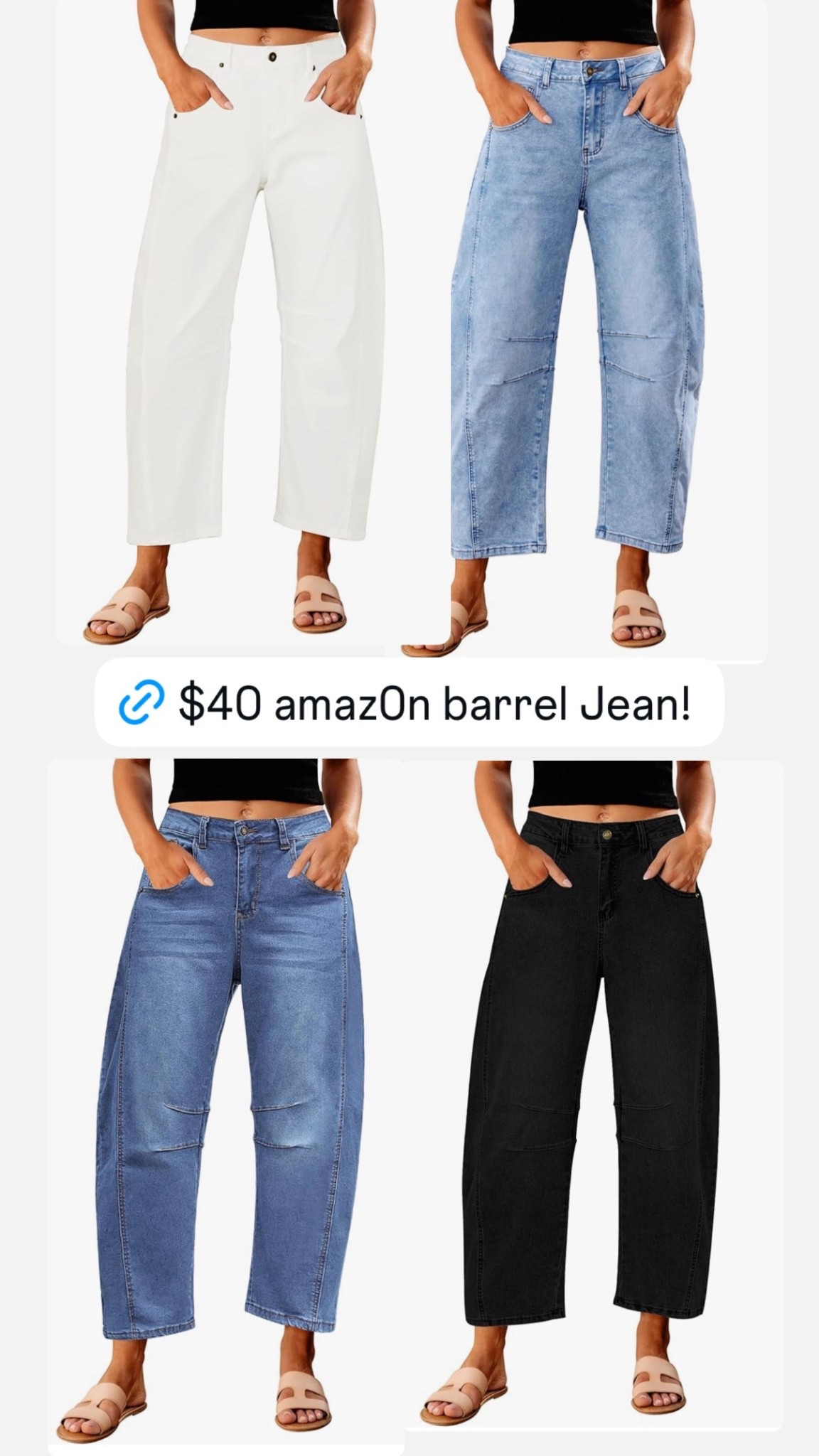 $40 Amazon barrel Jean — daily edit cover from Found by Em