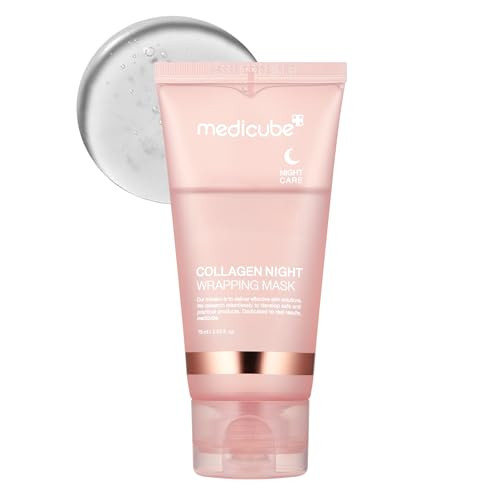 medicube Collagen Overnight Wrapping Peel Off Facial Mask Pack - Elasticity & Hydration Care, Red... | Amazon (US)