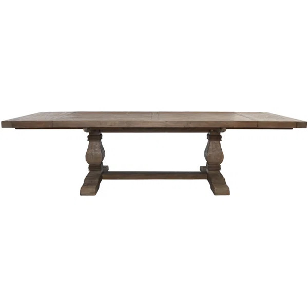 Kinston Extendable Pine Solid Wood Dining Table | Wayfair North America