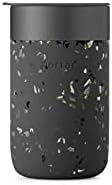 W&P Porter Ceramic Mug w/ Protective Silicone Sleeve, Terrazzo Charcoal 16 Ounces | On-the-Go | R... | Amazon (US)