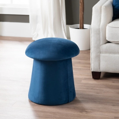 Evolution Tall Mushroom Ottoman with Storage, Navy | Ashley Homestore