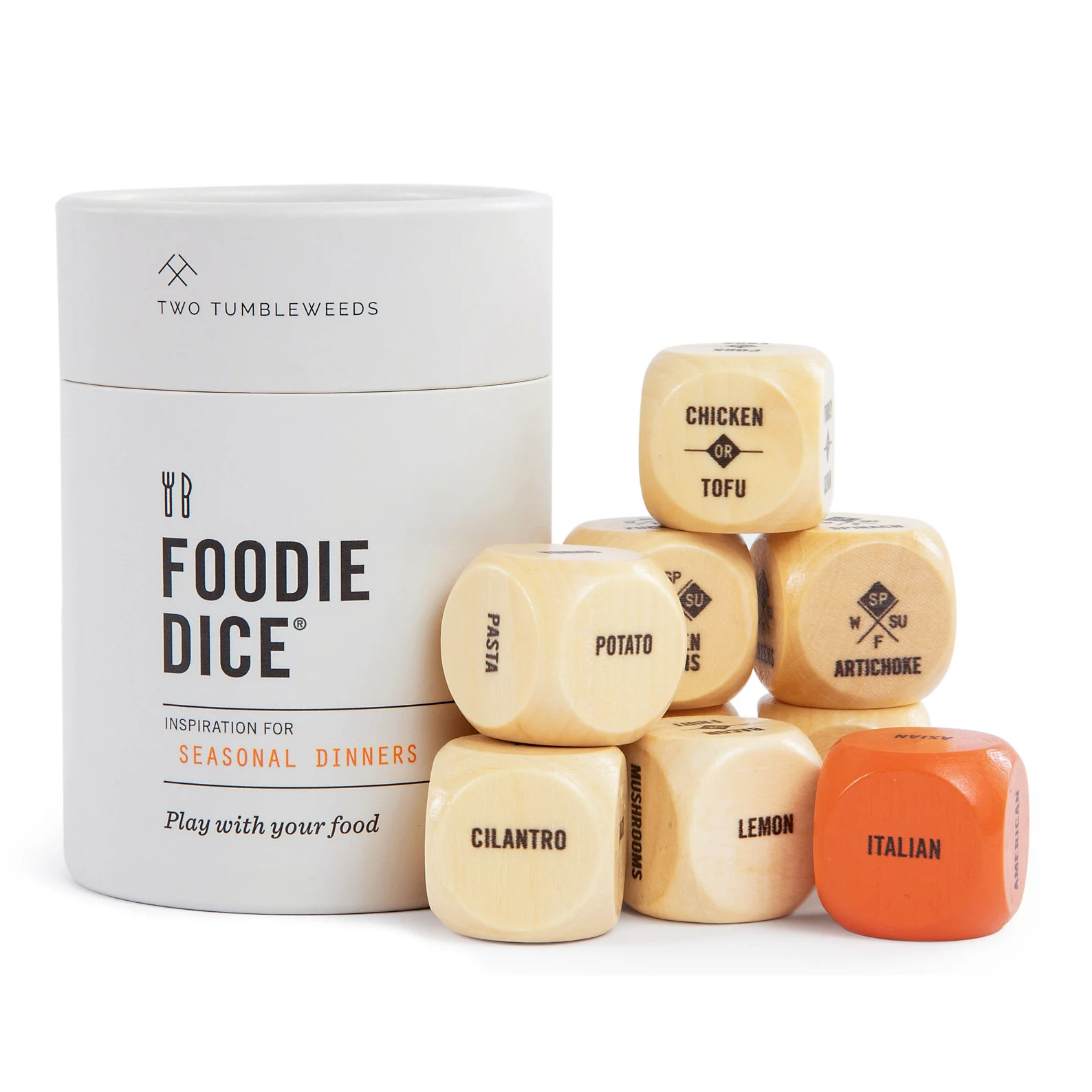 Foodie Dice Inspiration for Seasonal Dinners new Edition // Foodie Gift, Cooking Gift, Hostess Gi... | Etsy (US)