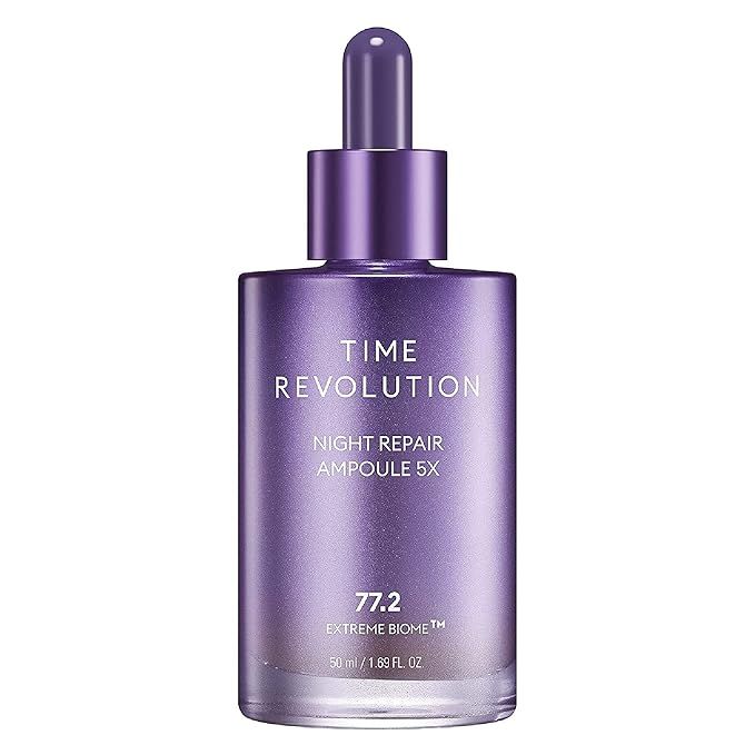 MISSHA Time Revolution Night Repair Face Serum Ampoule (5th Gen) - Overnight Probiotic Skincare f... | Amazon (US)