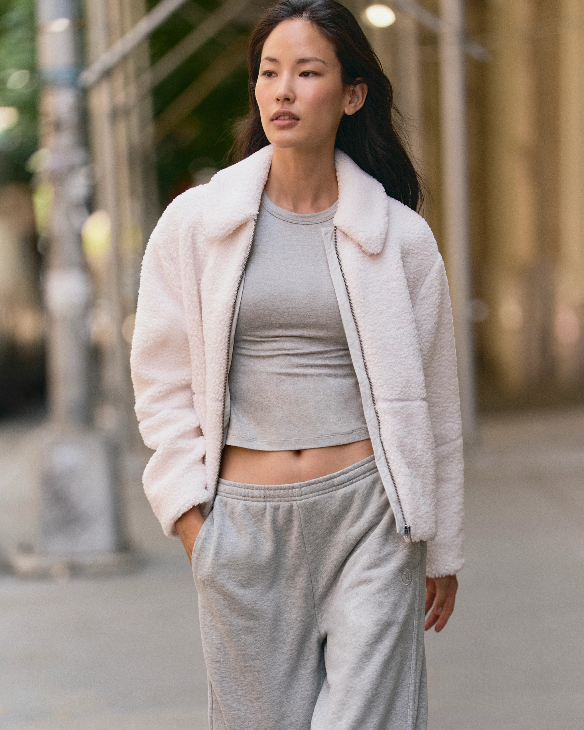 Lou Full Zip Jacket | Women's Marshmallow Fleece Jacket | Vuori | Vuori Clothing (US & Canada)