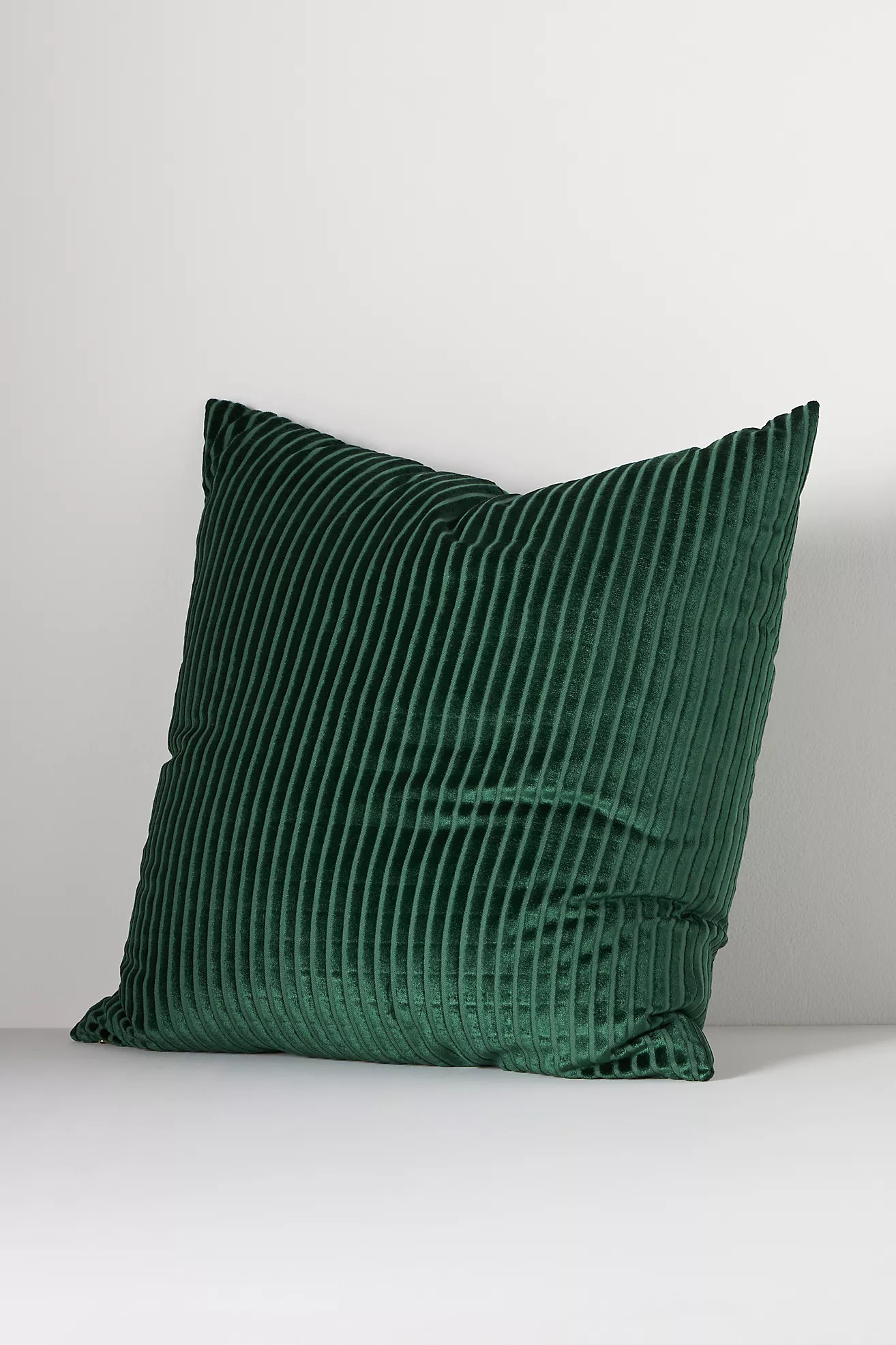 Fiora Ribbed Velvet Pillow | Anthropologie (US)