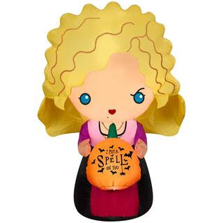 3.5 ft. H x 2 ft. W x 2 ft. 46 in. L Halloween Airblown Inflatable-Hocus Pocus Sarah-SM-Disney G-... | The Home Depot
