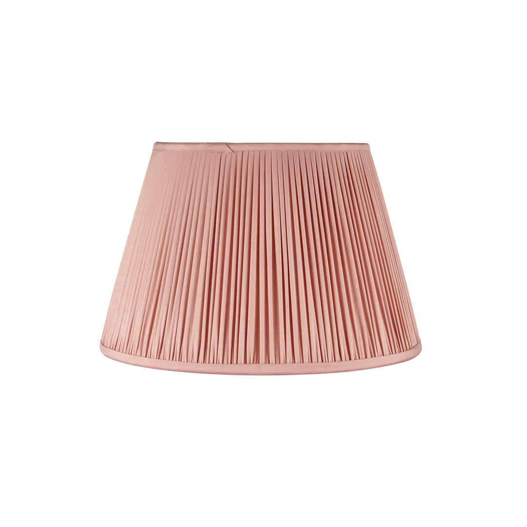 Pleated Silk Lampshade in Dusty Pink - Etsy | Etsy (US)