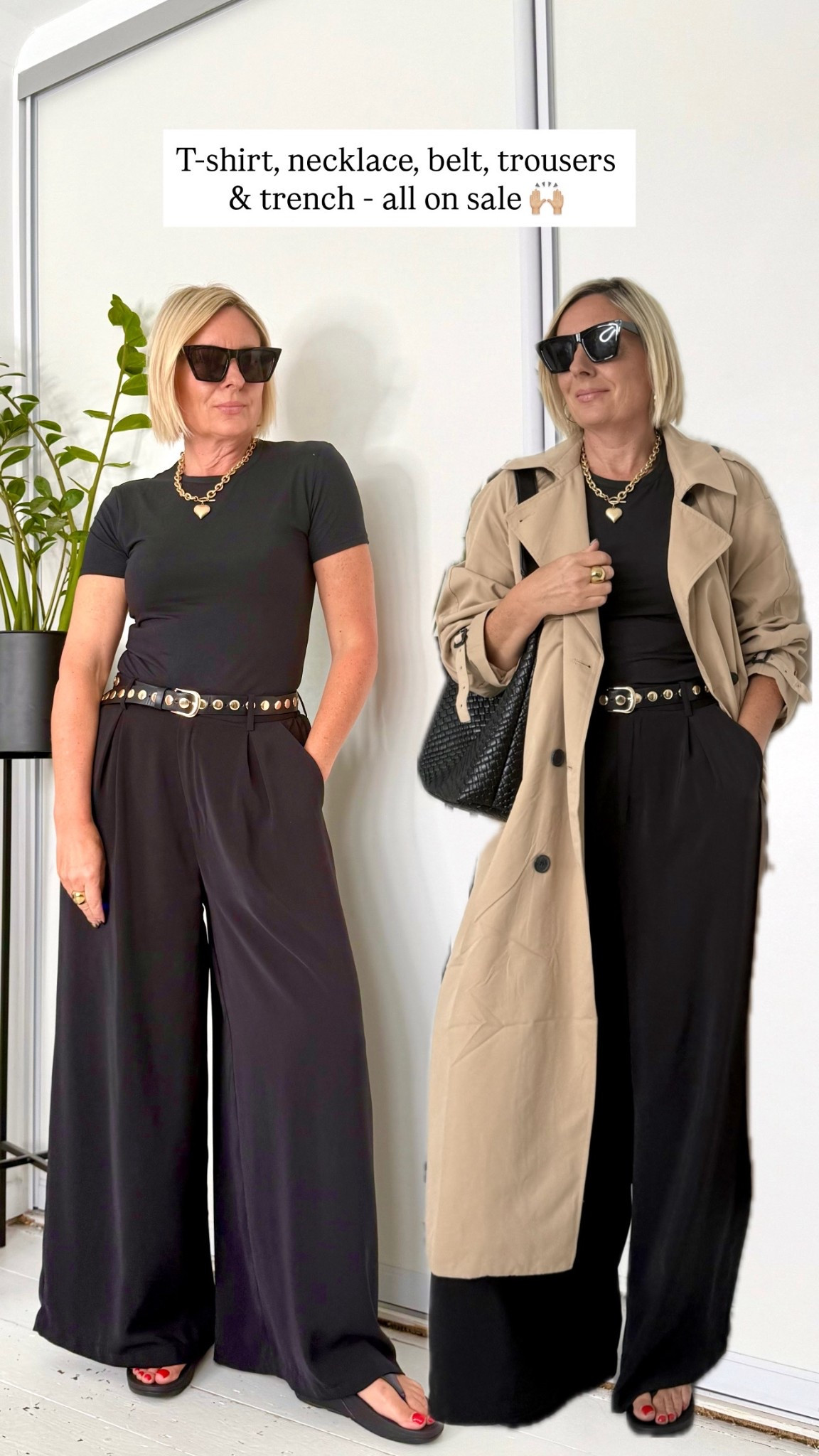 Amazon Spring Deal Days
T-shirt, heart necklace, studded belt, wide/leg trousers, trench coat, FitFlops all on sale 🙌🏼

#LTKstyletip #LTKover50style #LTKuk