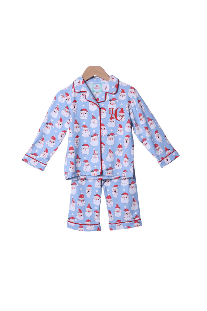 Blue Santa Lounge Set | The Smocked Flamingo