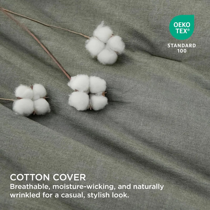 Bedsure Pre-washed Comforter Set with 100% Cotton Outer Covert & Reviews | Wayfair | Wayfair North America
