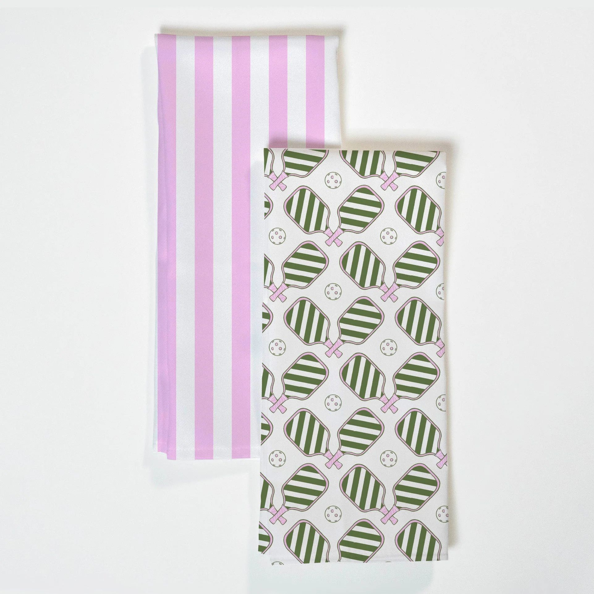 Pickleball Tea Towel Set | Colorful Prints, Wallpaper, Pajamas, Home Decor, & More | Katie Kime Inc