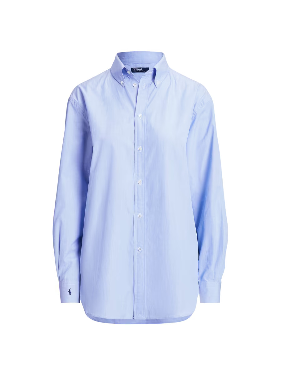 Polo Ralph LaurenCotton Button-Down Shirt | Saks Fifth Avenue