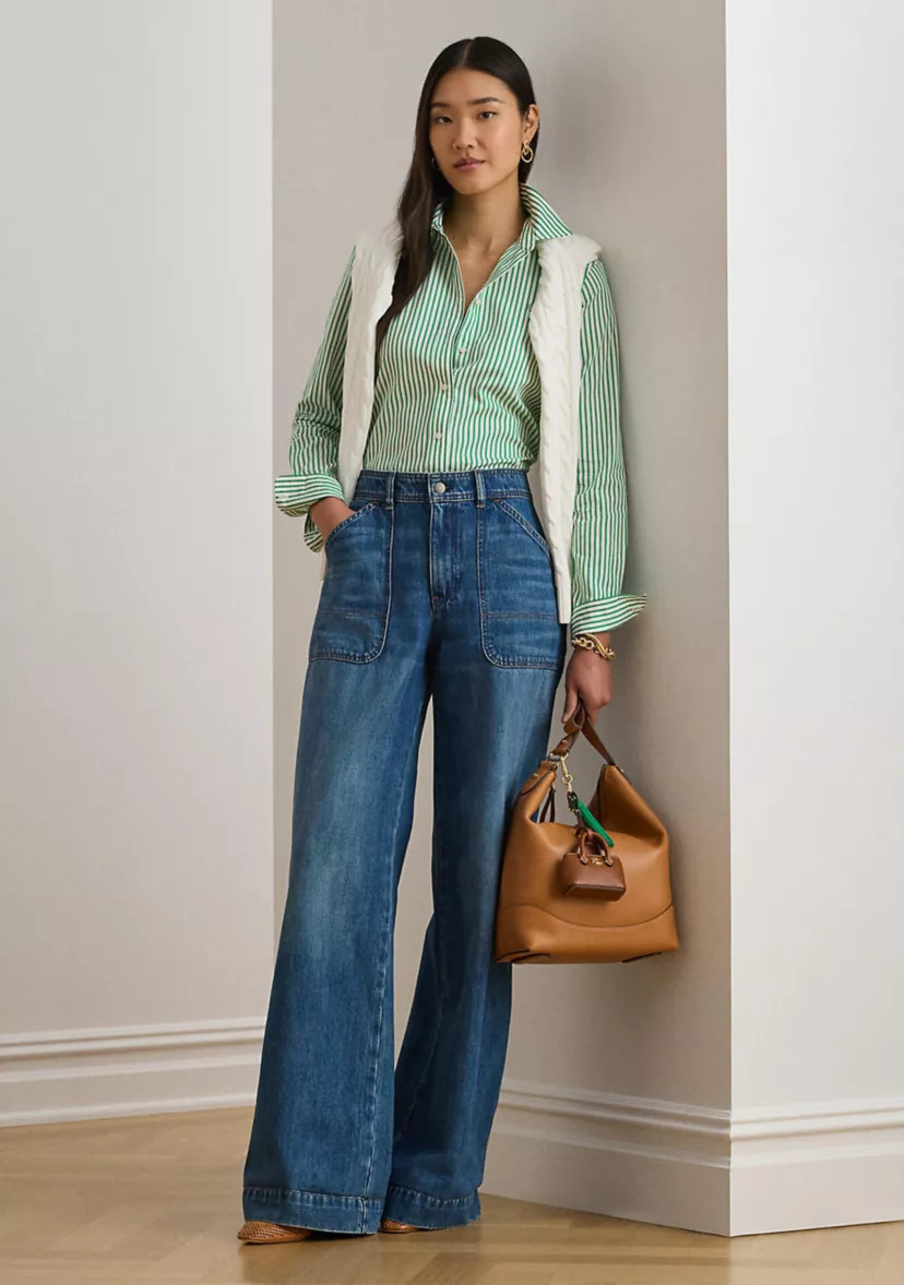 Classic Fit Striped Broadcloth Shirt | Belk