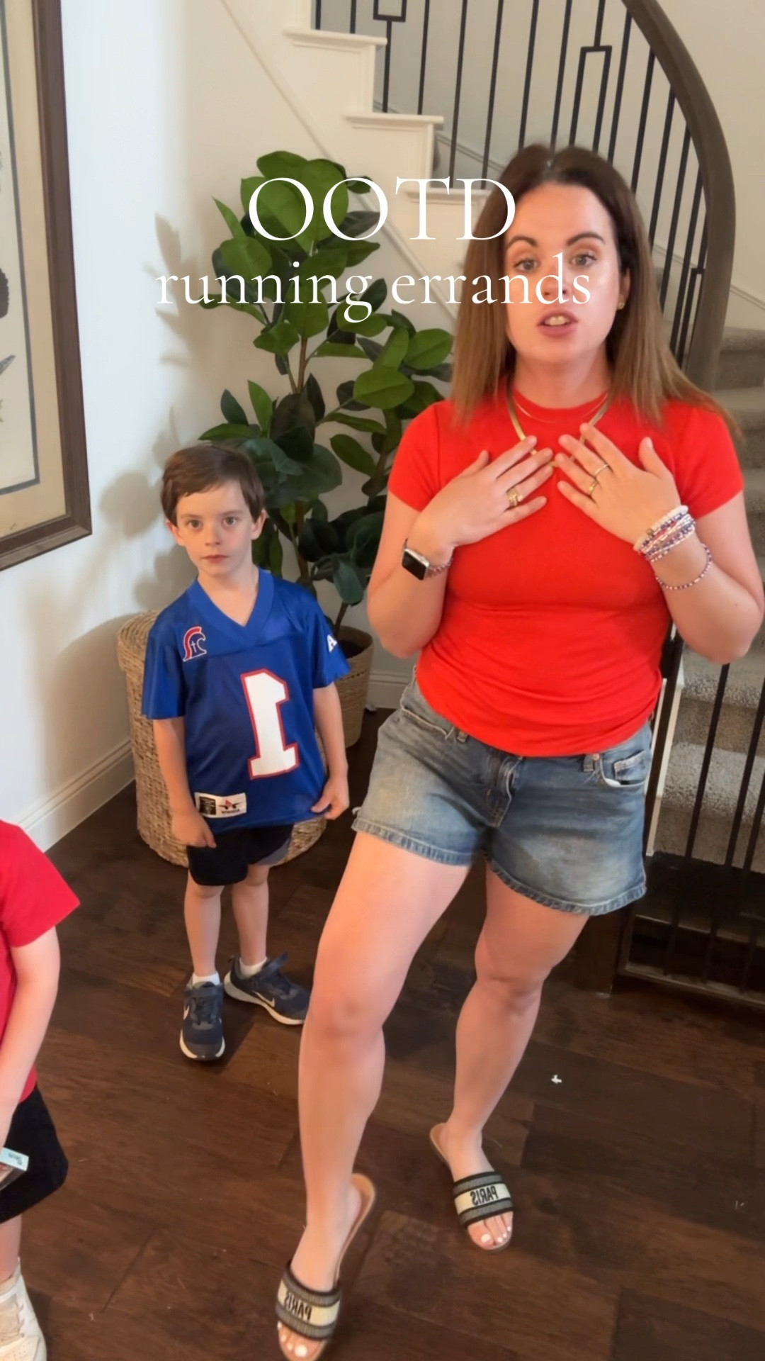 OOTD! Just a normal day running errands with my boys. ILY! 

#LTKFamily #LTKMidsize #LTKKids