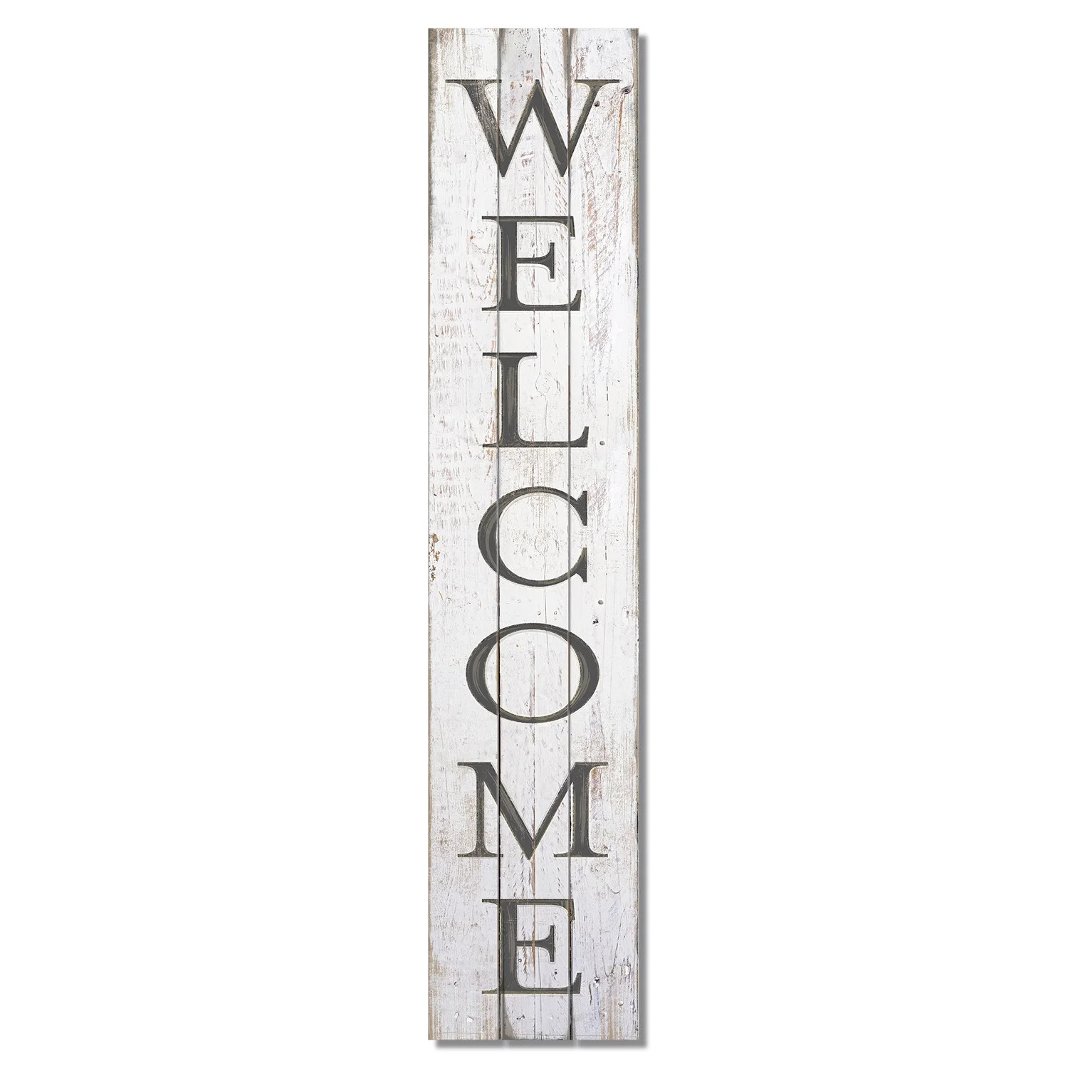 Highland Home Welcome Vertical 36 inch by 7.5 inch Pine Pallet Wood Sign | Walmart (US)
