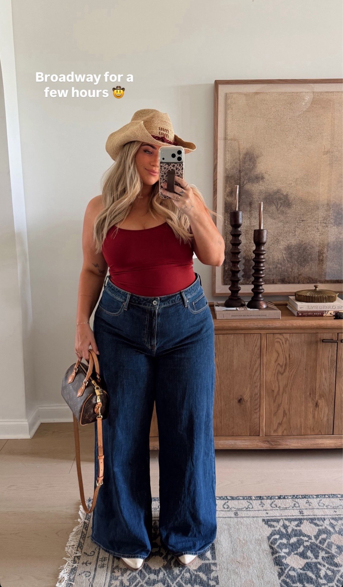 Loving these jeans👏🏼 I wear a 33 long! Tank is sold out but linked a similar one

#LTKMidsize #LTKSaleAlert