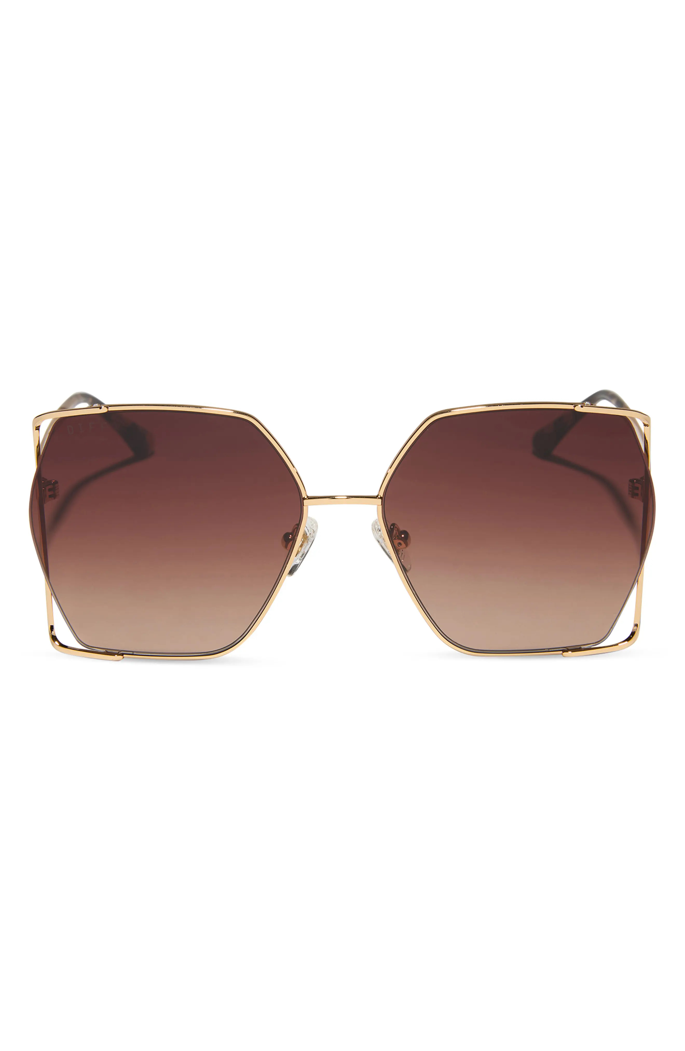 Donna IV 61mm Gradient Square Sunglasses (Women) | Nordstrom | Nordstrom