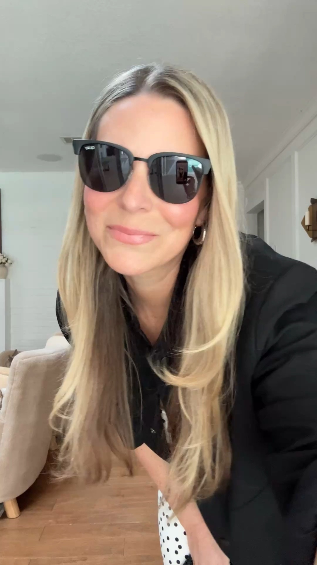 The most comfy polka dot dress: small
Jacket: large 
Sandals: tts

#LTKgrwm #LTKootd #LTKOver40